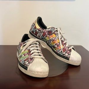Adidas and Mary Katrantzou collaboration shoe.